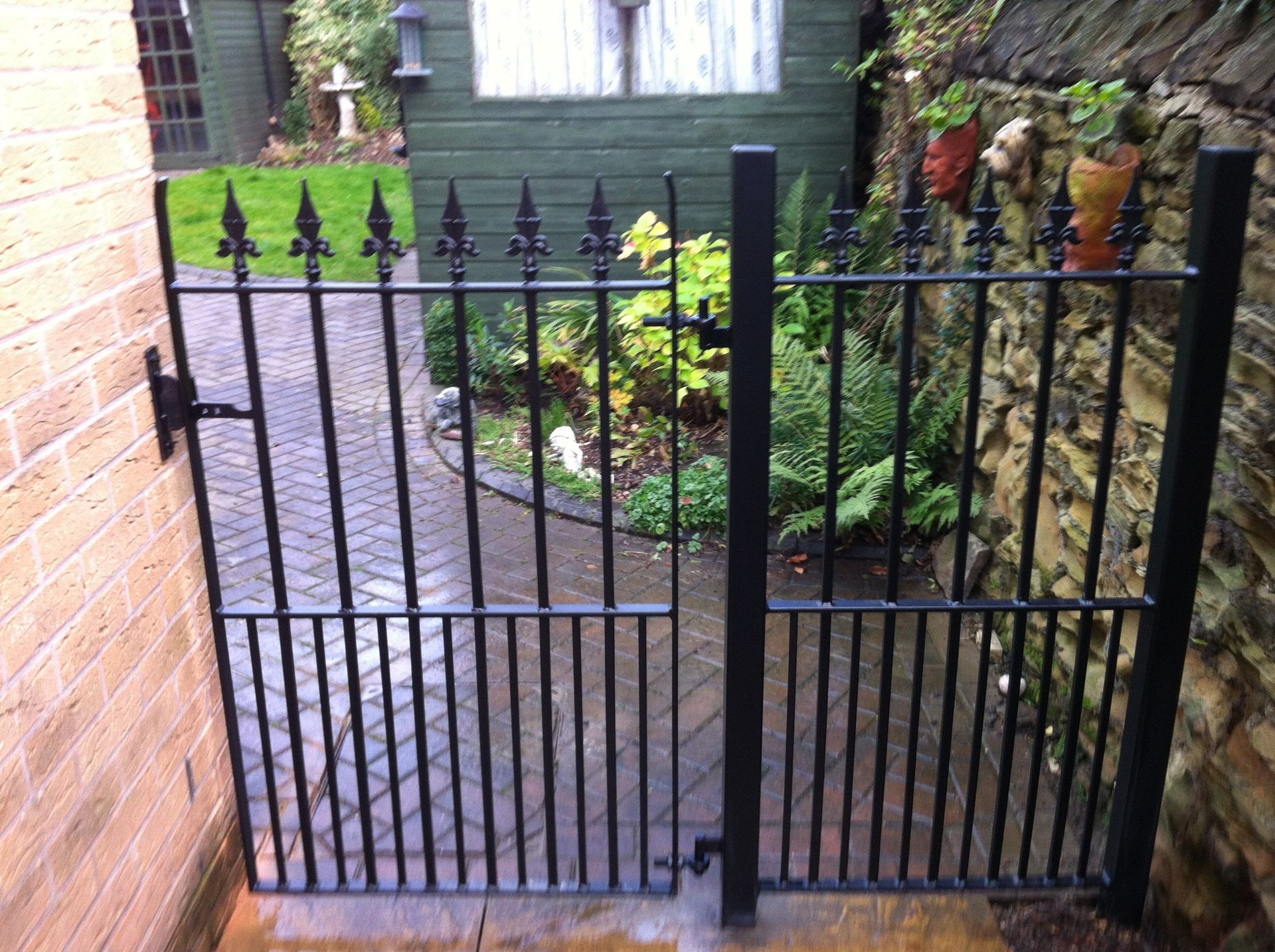 Beautiful wrought iron garden gates and railing installations in South